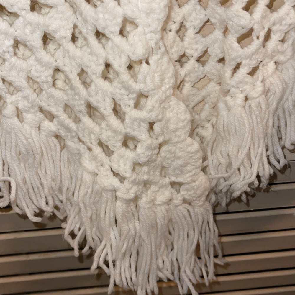 Hand Crocheted Shawl View 2